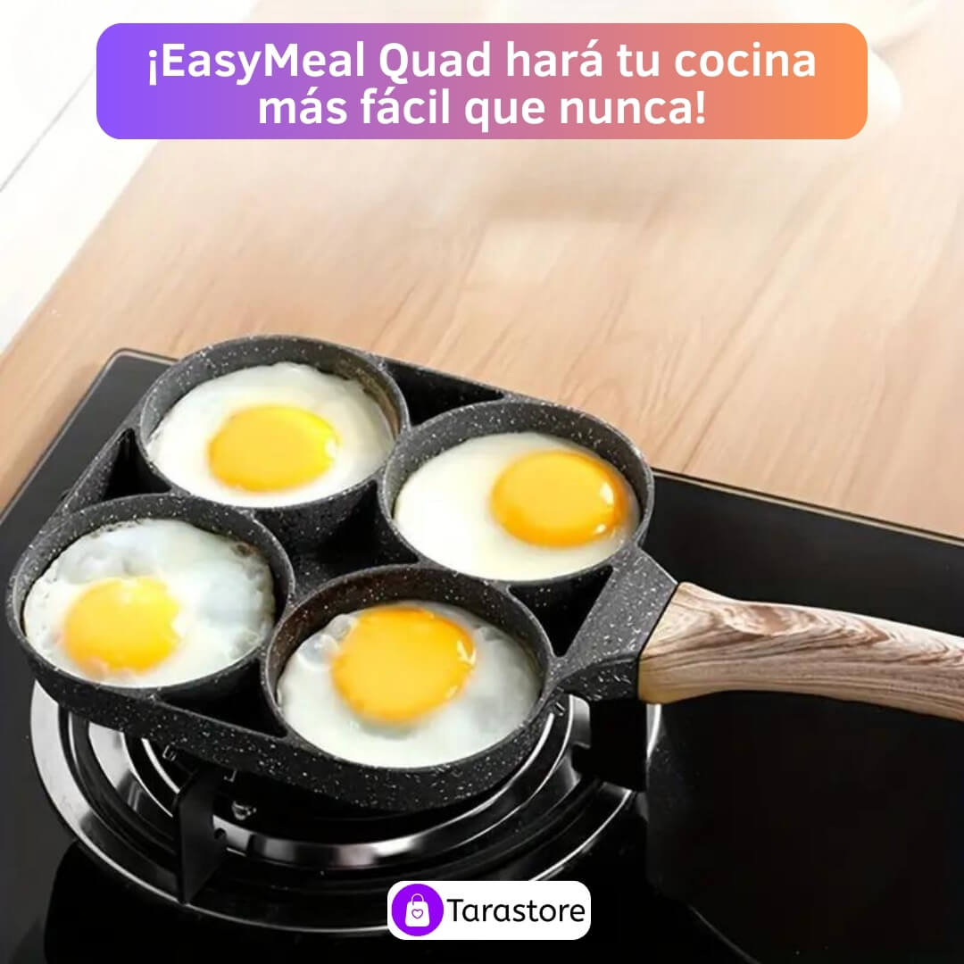 Sartén Antiadherente con 4 espacios