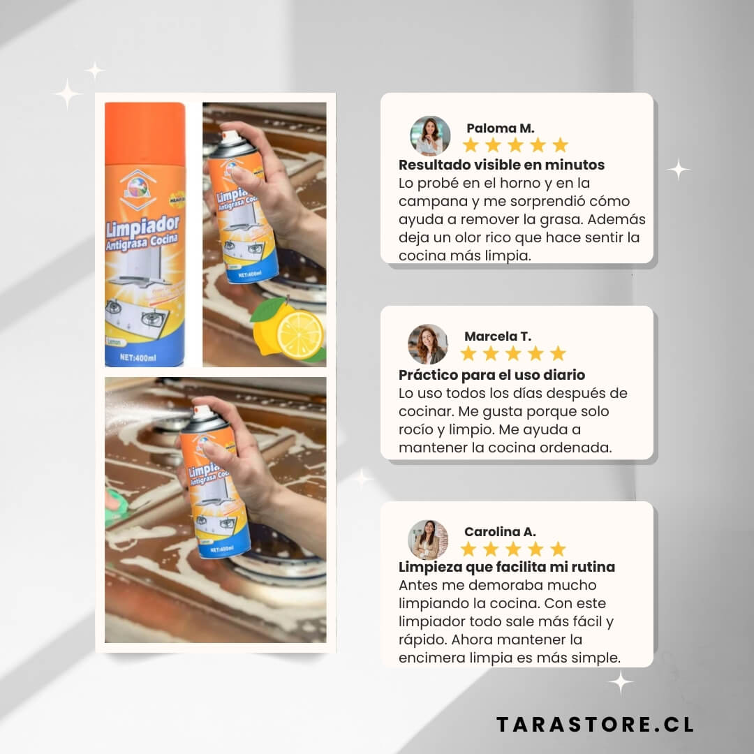 Súper Limpiador Anti Grasa Para Cocina - Elimina Grasa En Minutos