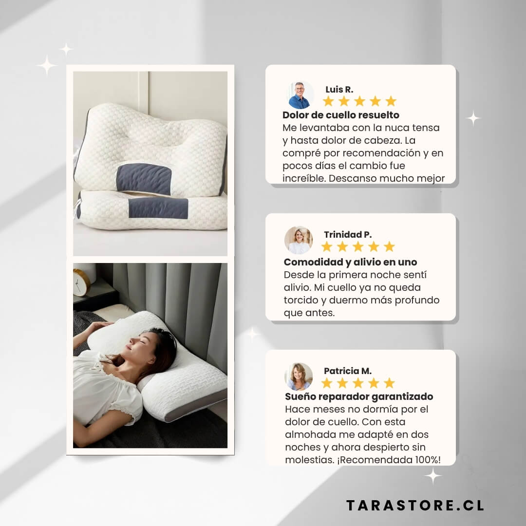 Almohada Cervical Dulces Sueños Anti Dolor Promo 2 Unidades