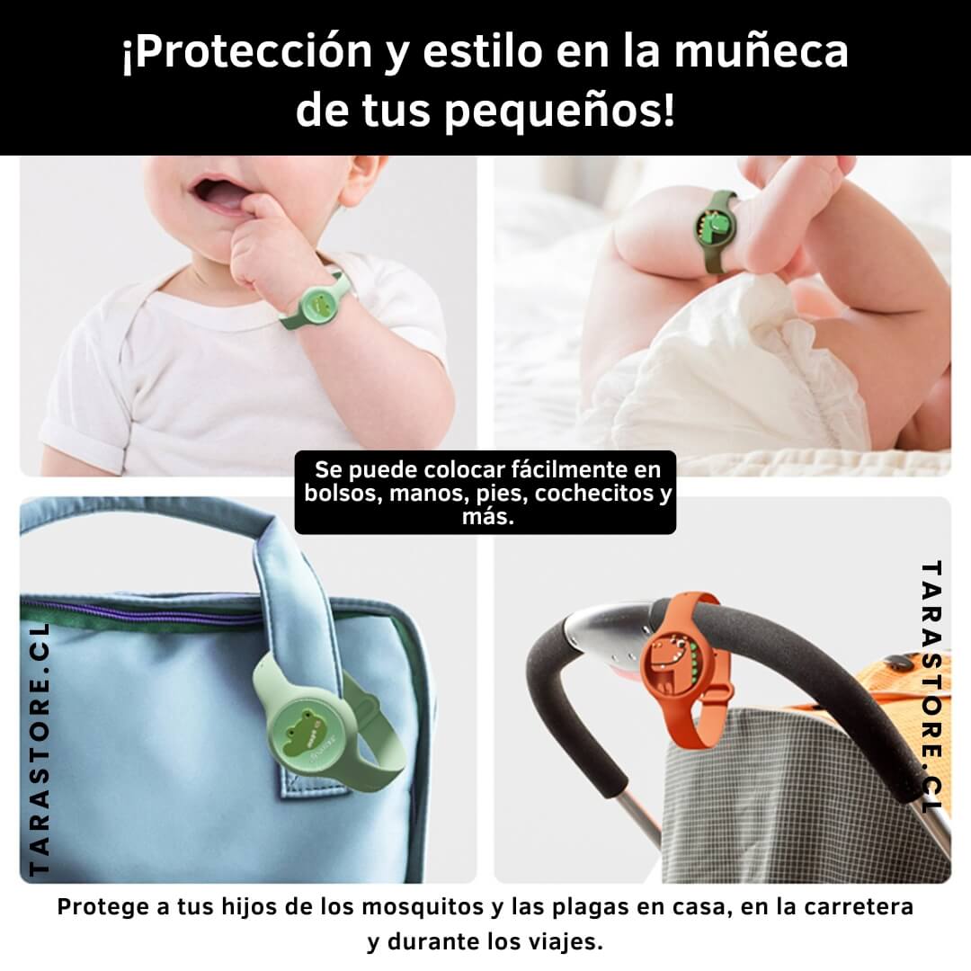 Pack 3 Unidades Pulseras Repelentes