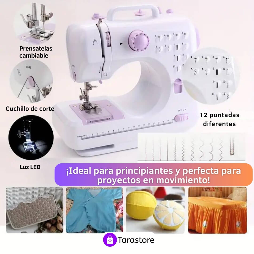 Máquina de Coser Profesional 12 Puntadas