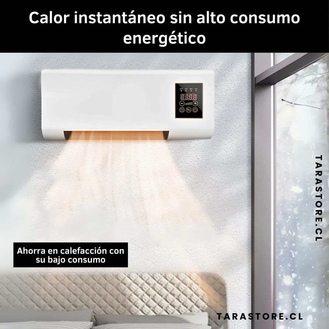 Calefactor Tipo Aire Acondicionado Fácil de Usar - Para Frío y Calor