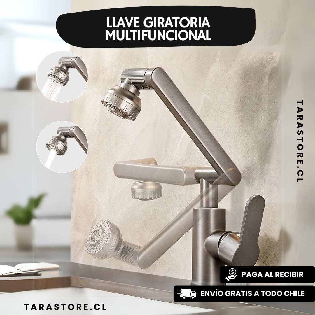 Llave Giratoria Multifuncional Cocina Baño