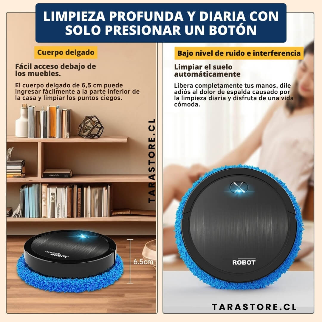 Robot Trapeador Multifuncional Limpieza Profunda