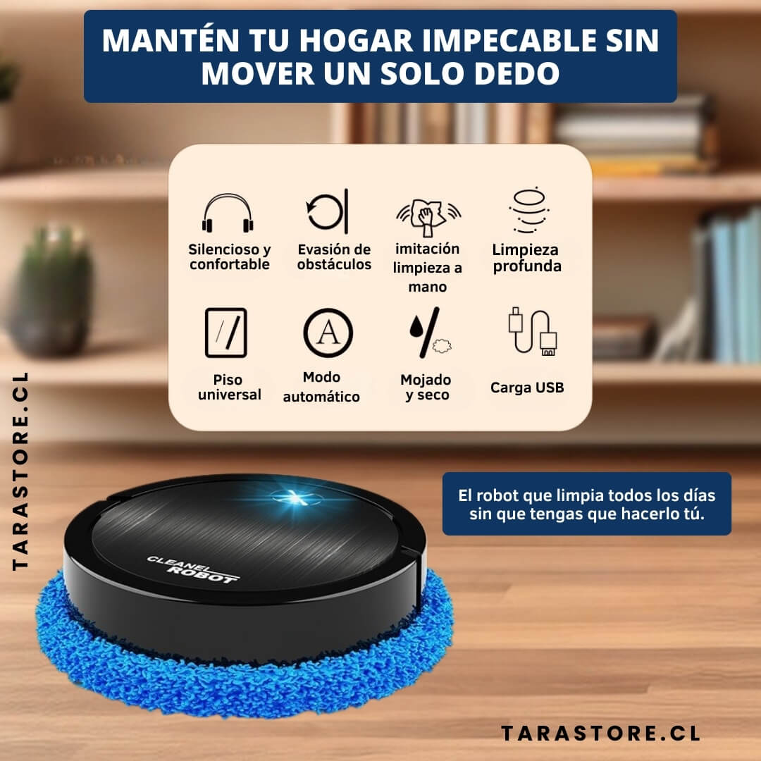 Robot Trapeador Multifuncional Limpieza Profunda