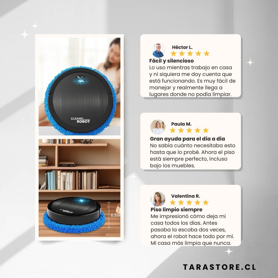 Robot Trapeador Multifuncional Limpieza Profunda