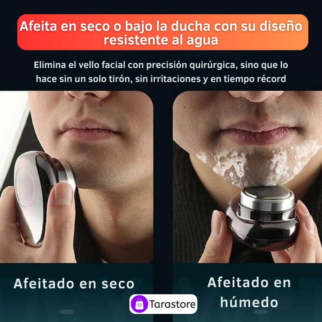 Mini Afeitadora Portátil Recargable