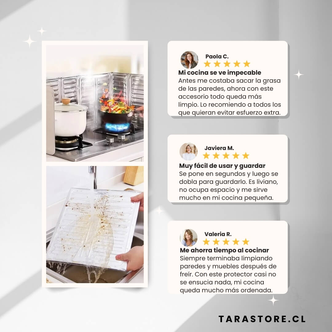 Pack 2 Protectores Antigrasa Para Cocina
