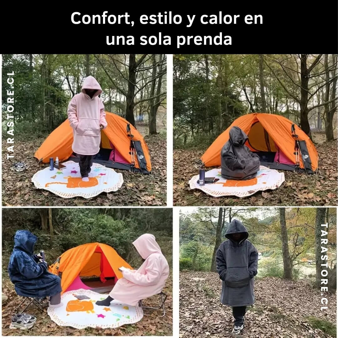 Poleron Abrigo Capucha