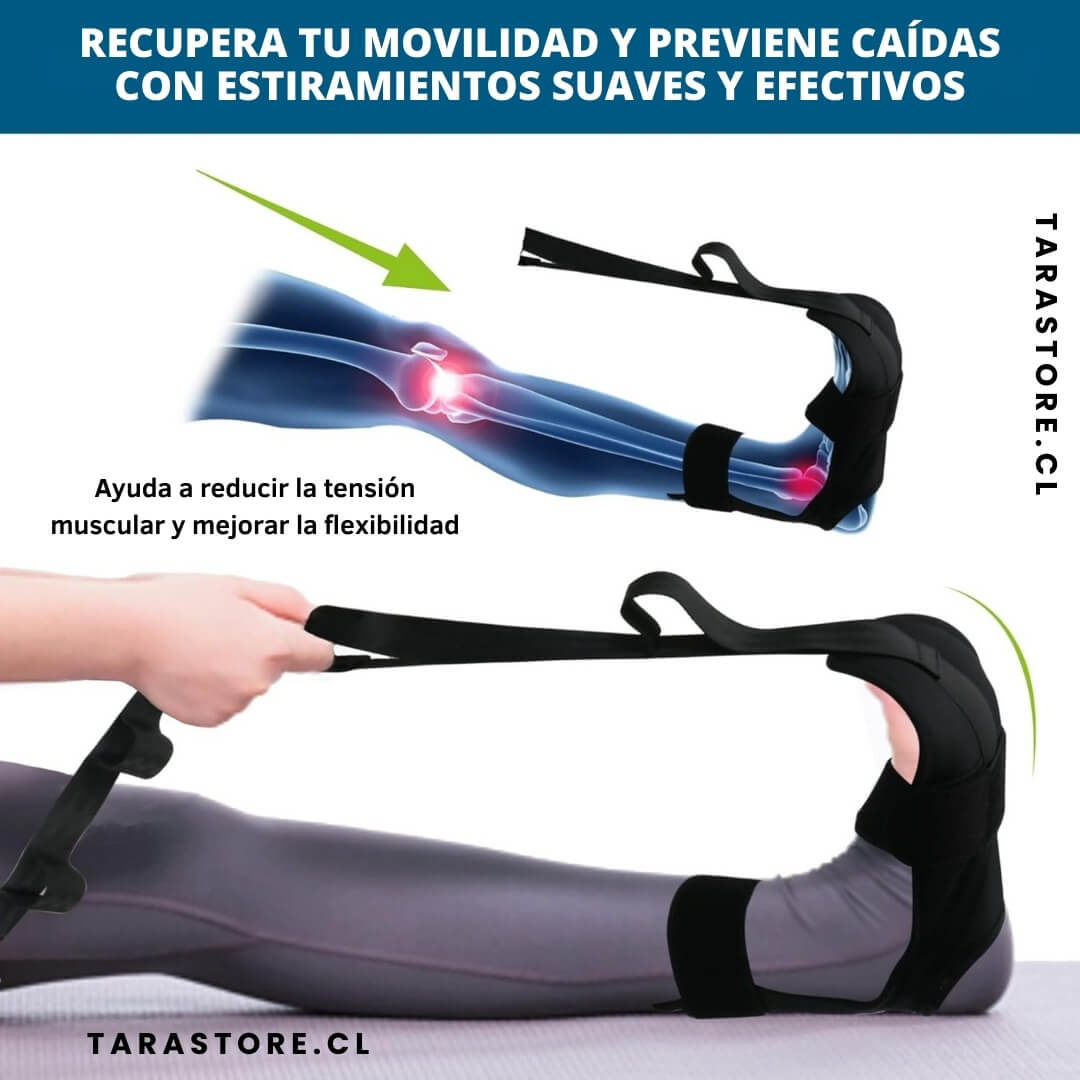 Banda de Estiramiento Recupera Movilidad y Alivia Dolor Articulaciones