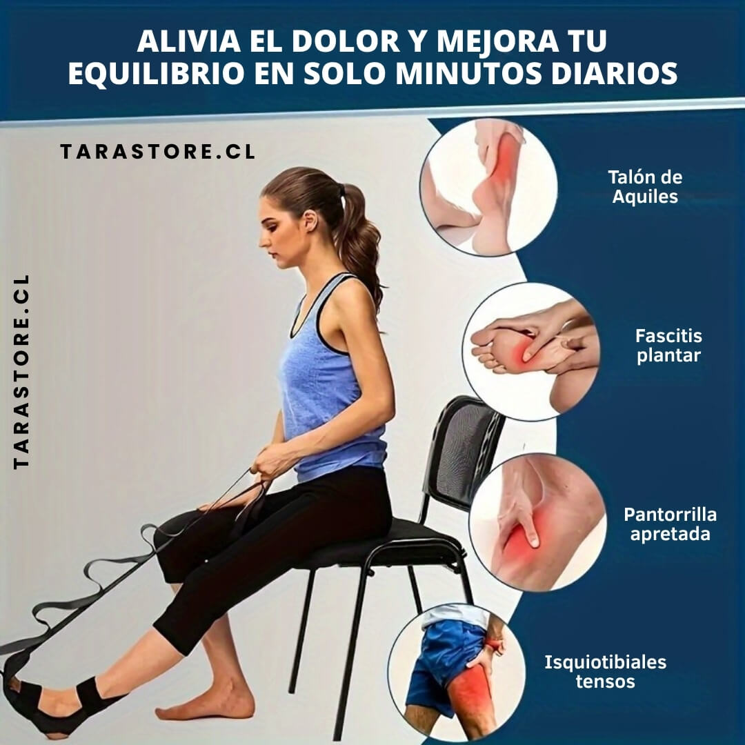 Banda de Estiramiento Recupera Movilidad y Alivia Dolor Articulaciones