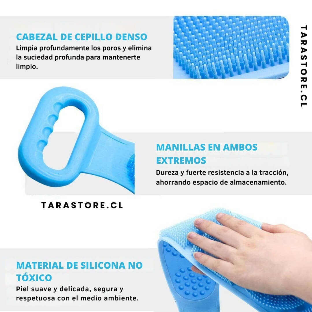 Cepillo Exfoliante Alivia Estrés y Tensión Muscular