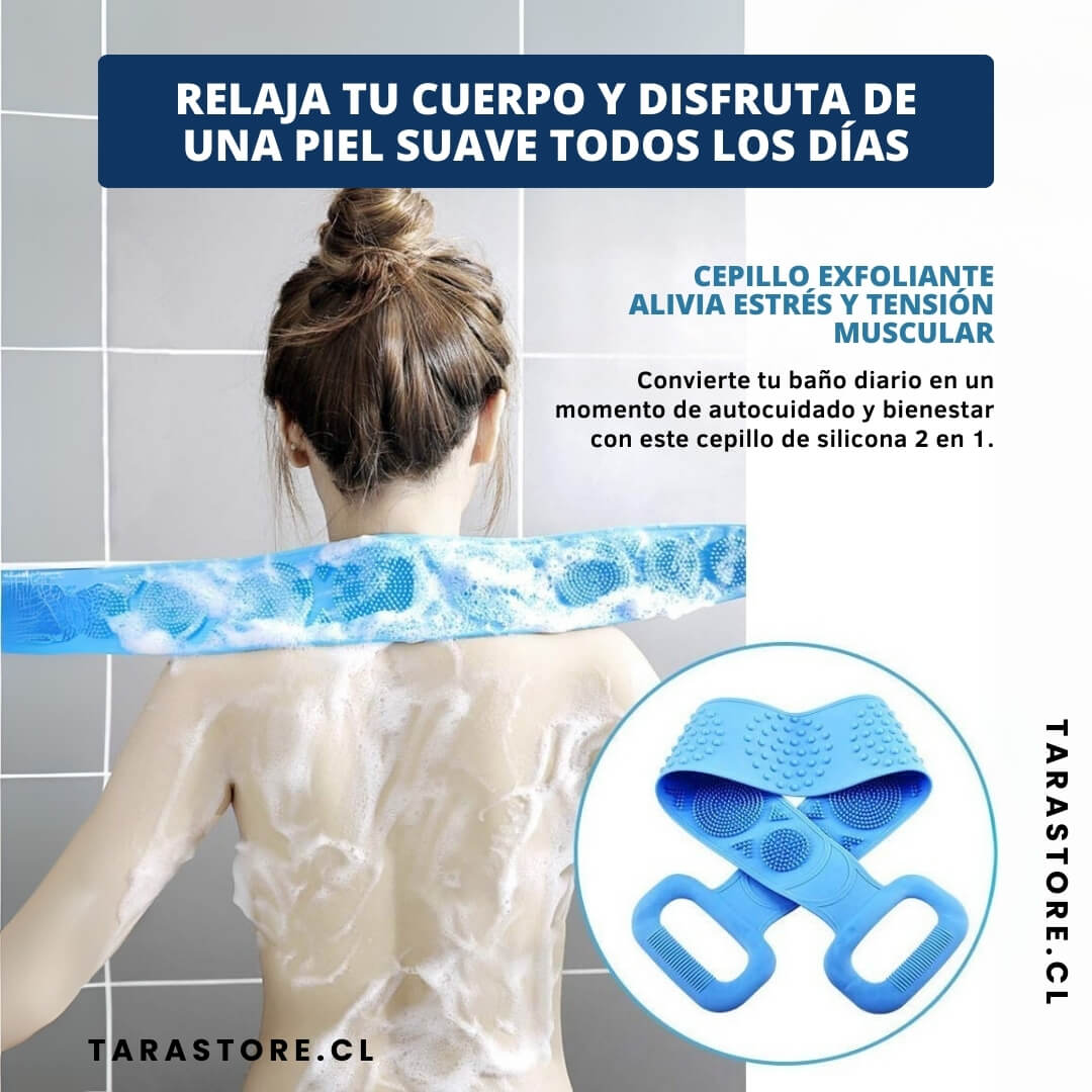 Cepillo Exfoliante Alivia Estrés y Tensión Muscular