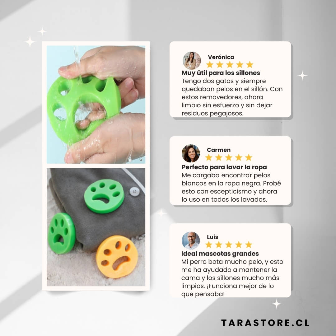 Pack 4 Removedor Pelos Mascotas