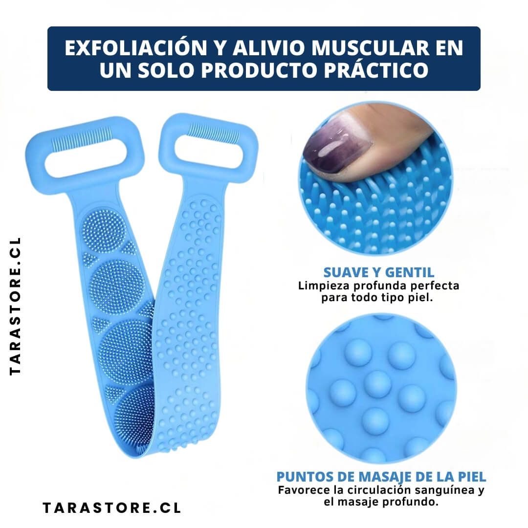 Cepillo Exfoliante Alivia Estrés y Tensión Muscular