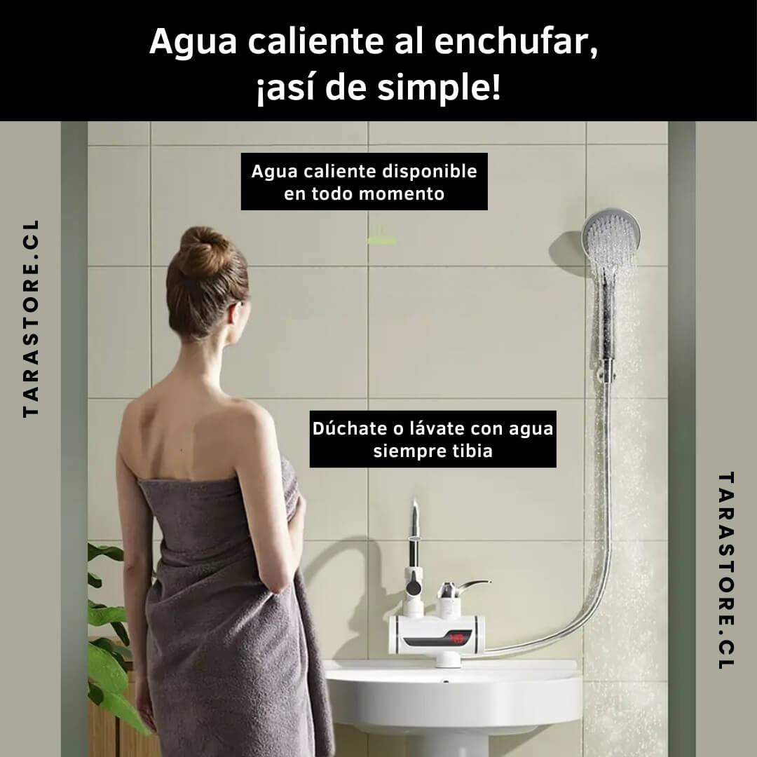 Calentador de Agua Todo en Uno Cocina Baño