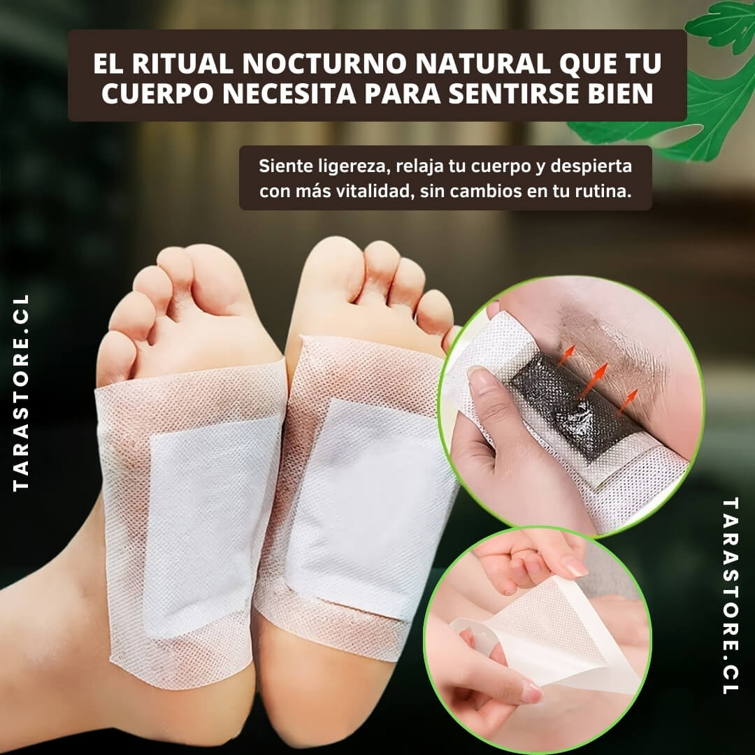 100 Parches Desintoxicantes Kinoki Tratamiento Completo Terapia de relajación y liberación del estrés