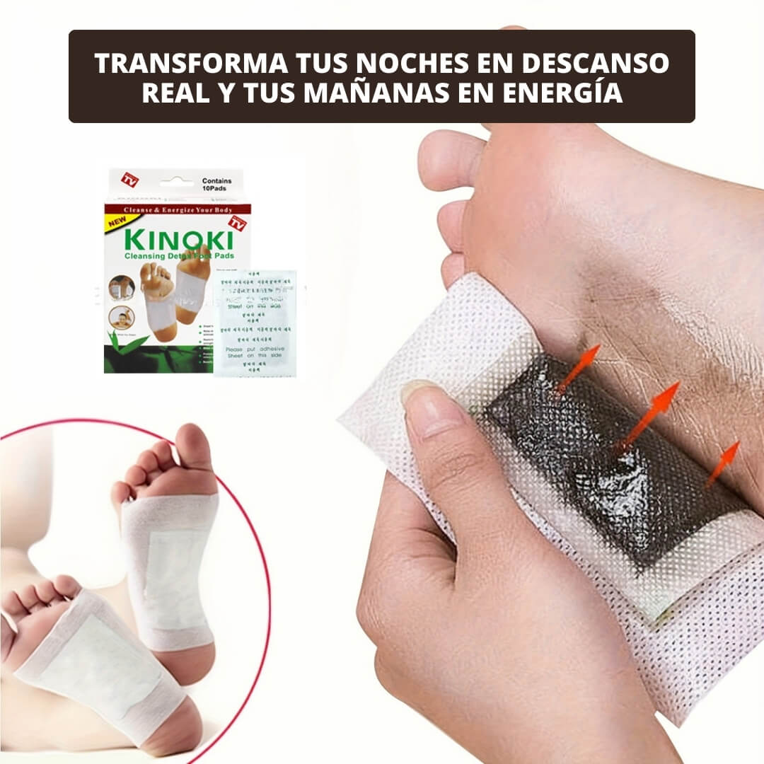 100 Parches Desintoxicantes Kinoki Tratamiento Completo Terapia de relajación y liberación del estrés