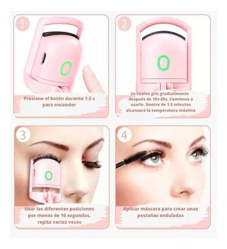 LashWave Rizador De Pestañas Eléctrico Recargable