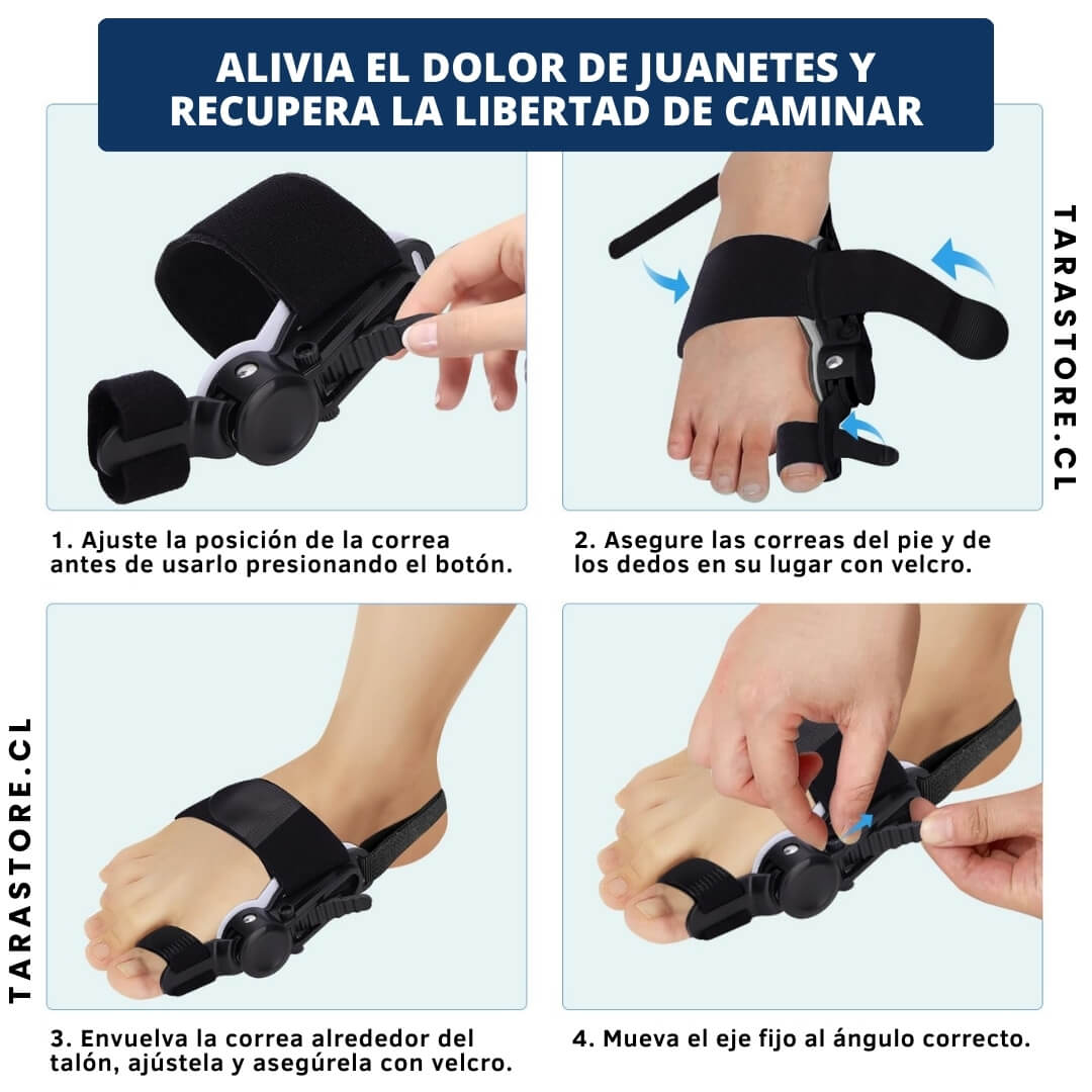 Corrector De Juanetes Alinea y Reducción de Roce