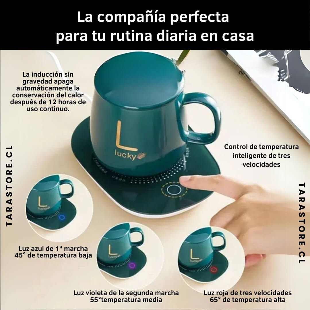 Taza De Cerámica Con Calentador Electrico
