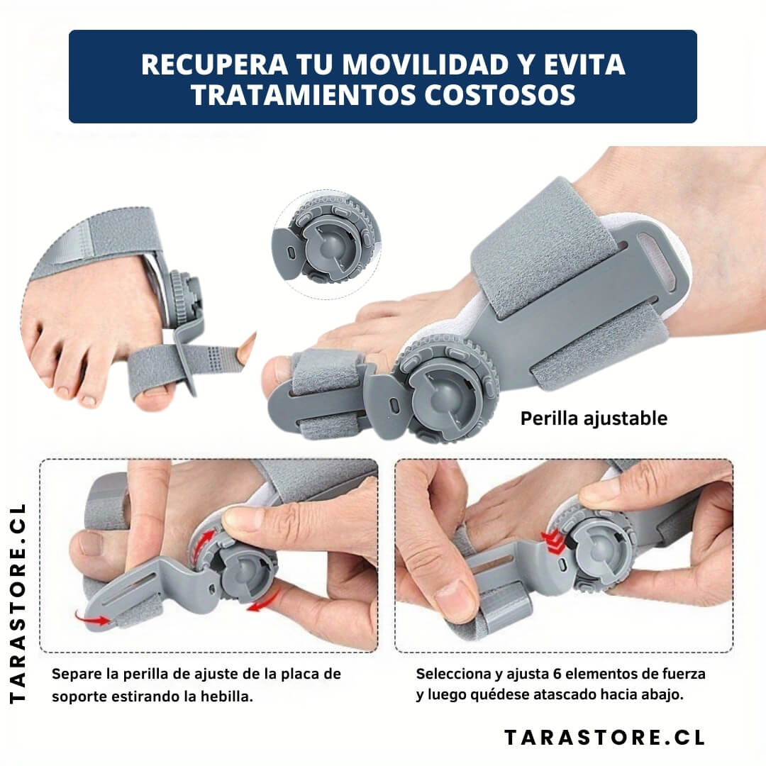 Corrector De Juanetes Alinea y Reducción de Roce
