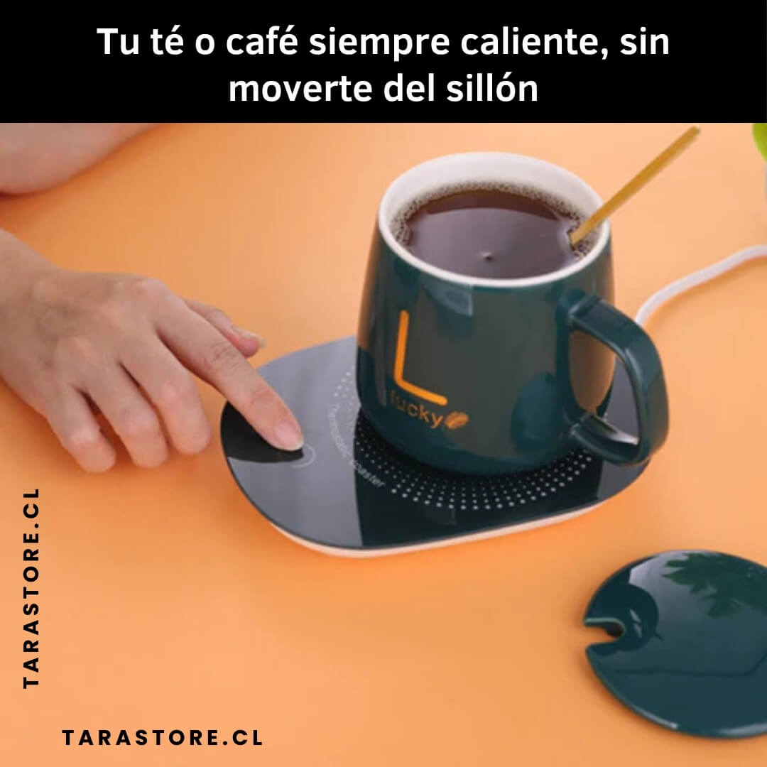 Taza De Cerámica Con Calentador Electrico