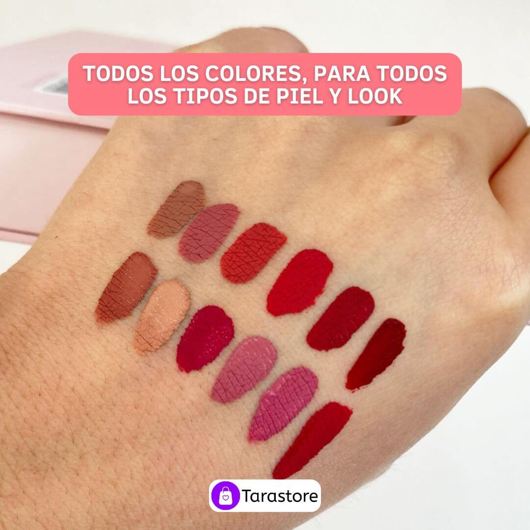 BEAUTY LIPS - SET 12 LABIALES MATTE LIP GLOSS