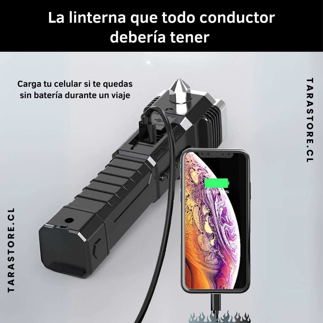 Linterna LED Táctica 4 en 1 Emergencias OFERTA 2x1