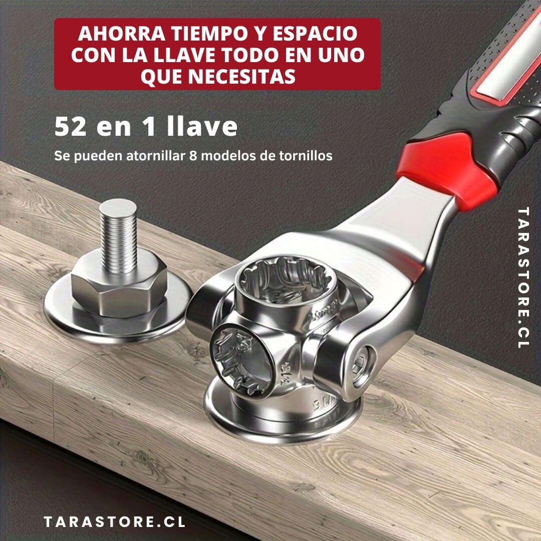 Llave De Mano Gasfitería 52 en 1 Soluciona Todo