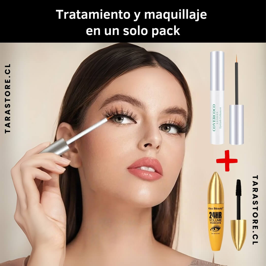 Serum crecimiento pestaña +mascara 24hrs