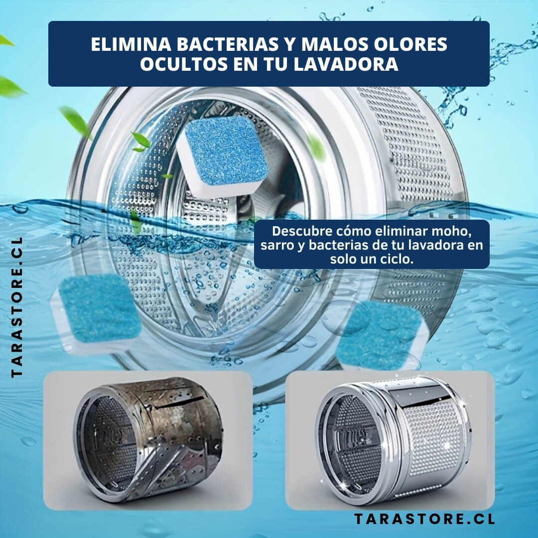 Pastillas Lavadora Limpieza Profunda Súper Promo 3 cajas x 1
