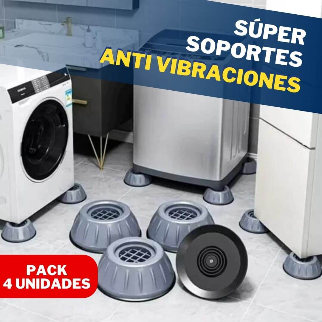 QuietPads - SOPORTE ANTI VIBRACIONES x 4 UNIDADES