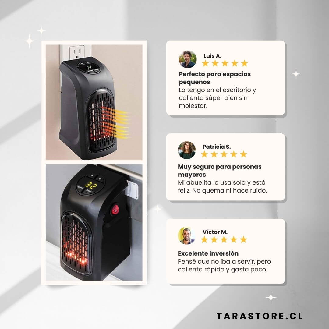 Calefactor Eléctrico de Bajo Consumo
