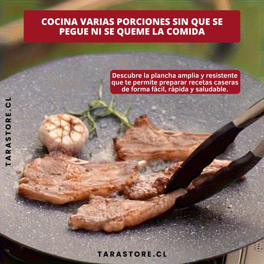 Plancha Antiadherente Para El Hogar y El Aire Libre