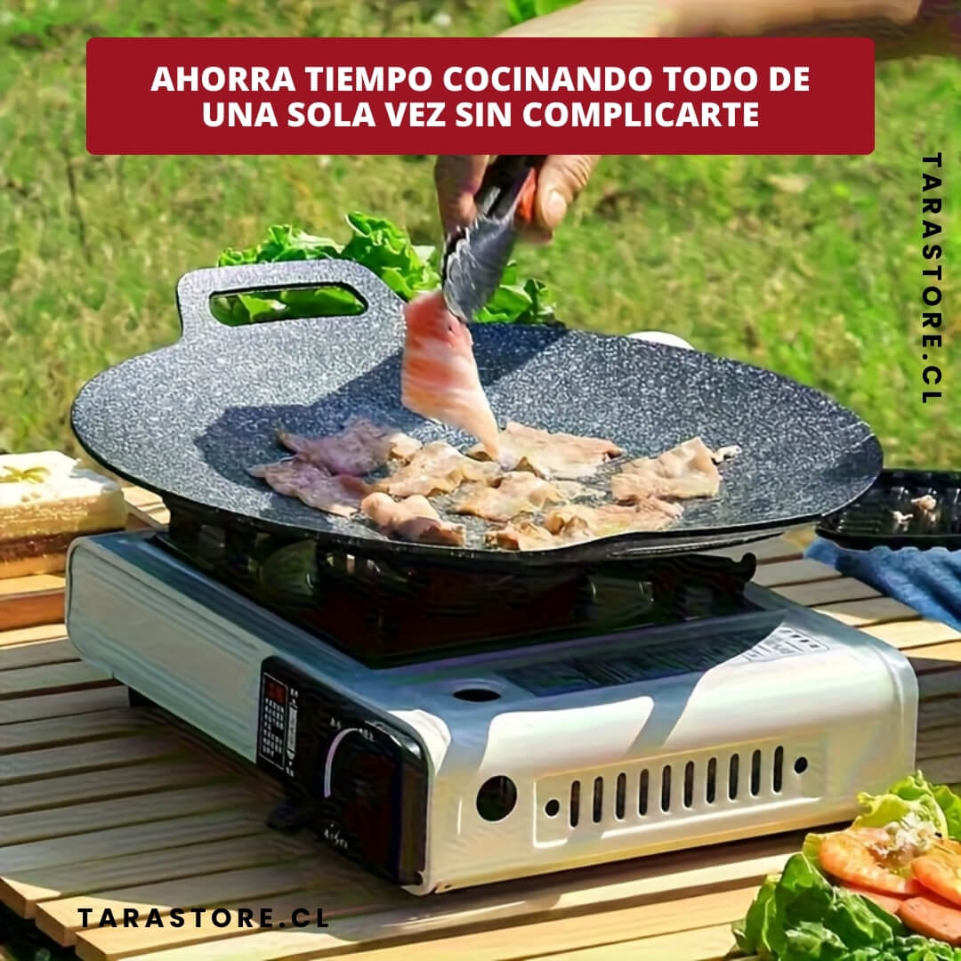 Plancha Antiadherente Para El Hogar y El Aire Libre