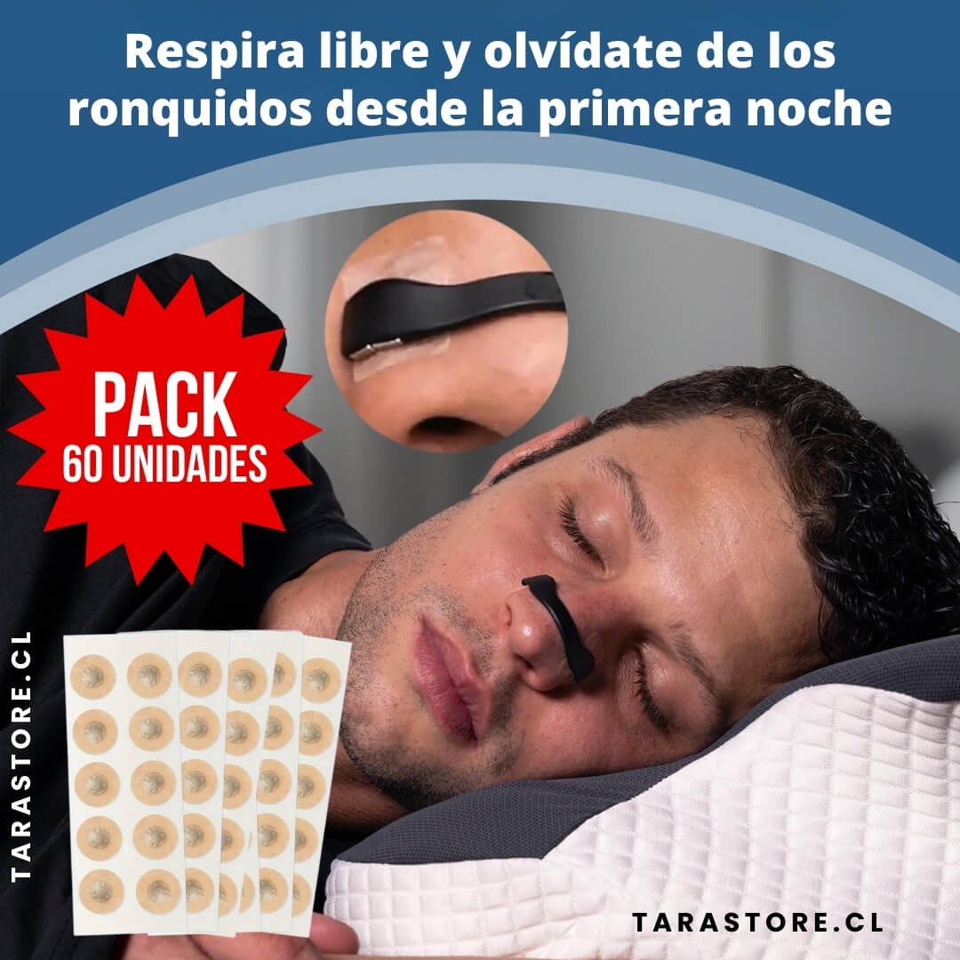 Tiras Nasales Magnéticas Respira Mejor Duerme Mejor - PROMO 2 Cajas