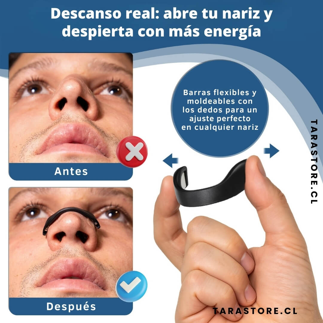 Tiras Nasales Magnéticas Respira Mejor Duerme Mejor - PROMO 2 Cajas