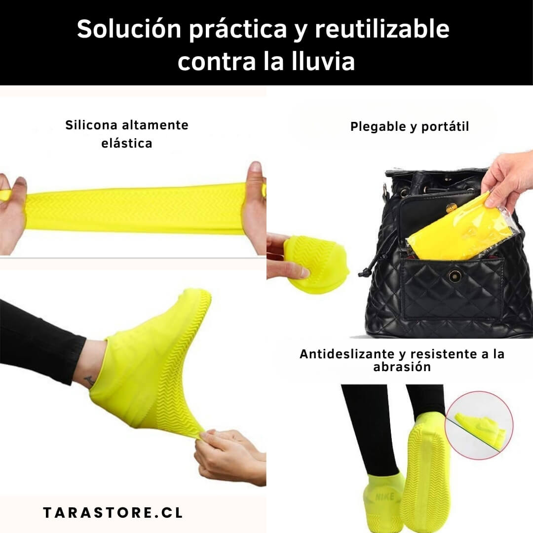 Cubre Calzado Impermeable Zapatos Lluvia