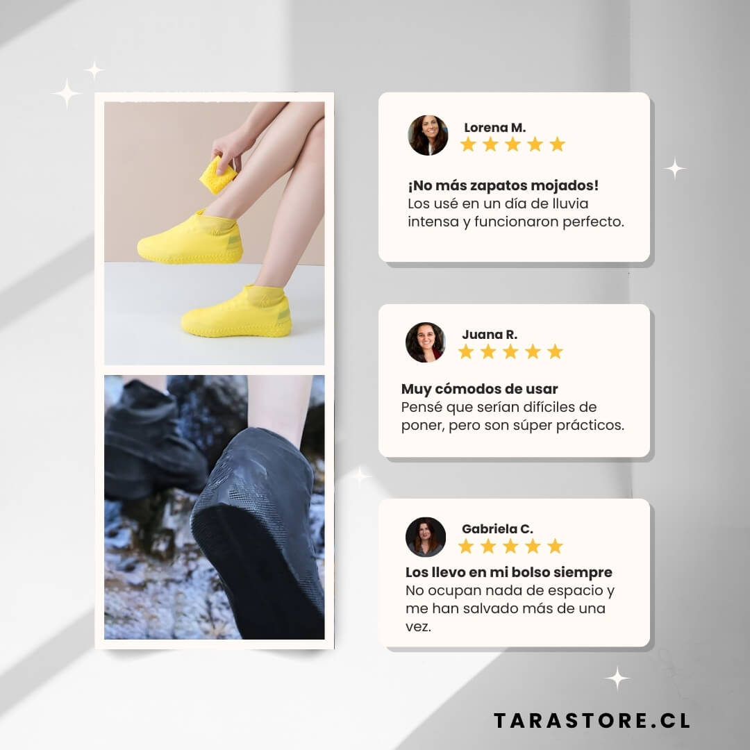 Cubre Calzado Impermeable Zapatos Lluvia