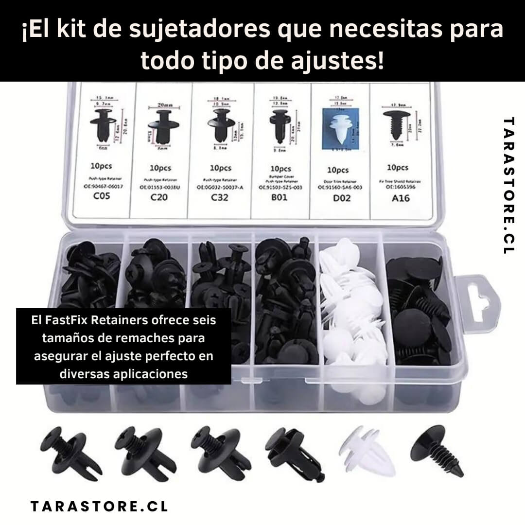 Kit Remache Para Auto 100 Piezas