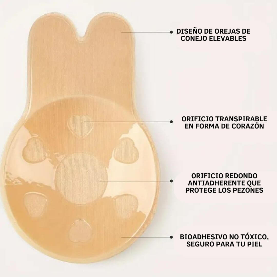 2 Packs Push up (beige y negro) - Parche silicona levanta senos