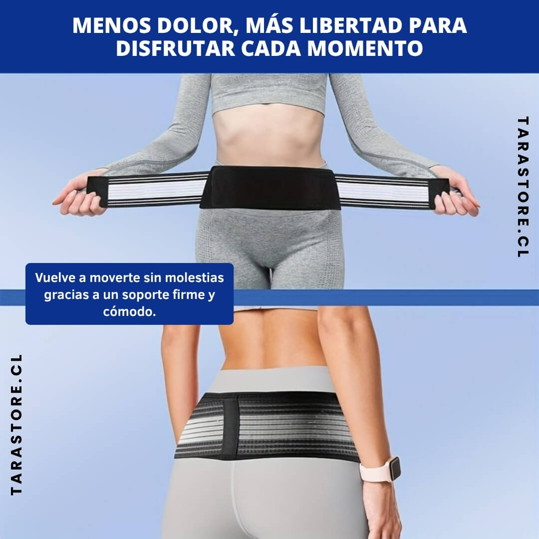 Cinturón Lumbar Ajustale Alivia Dolor Espalda y Ciática