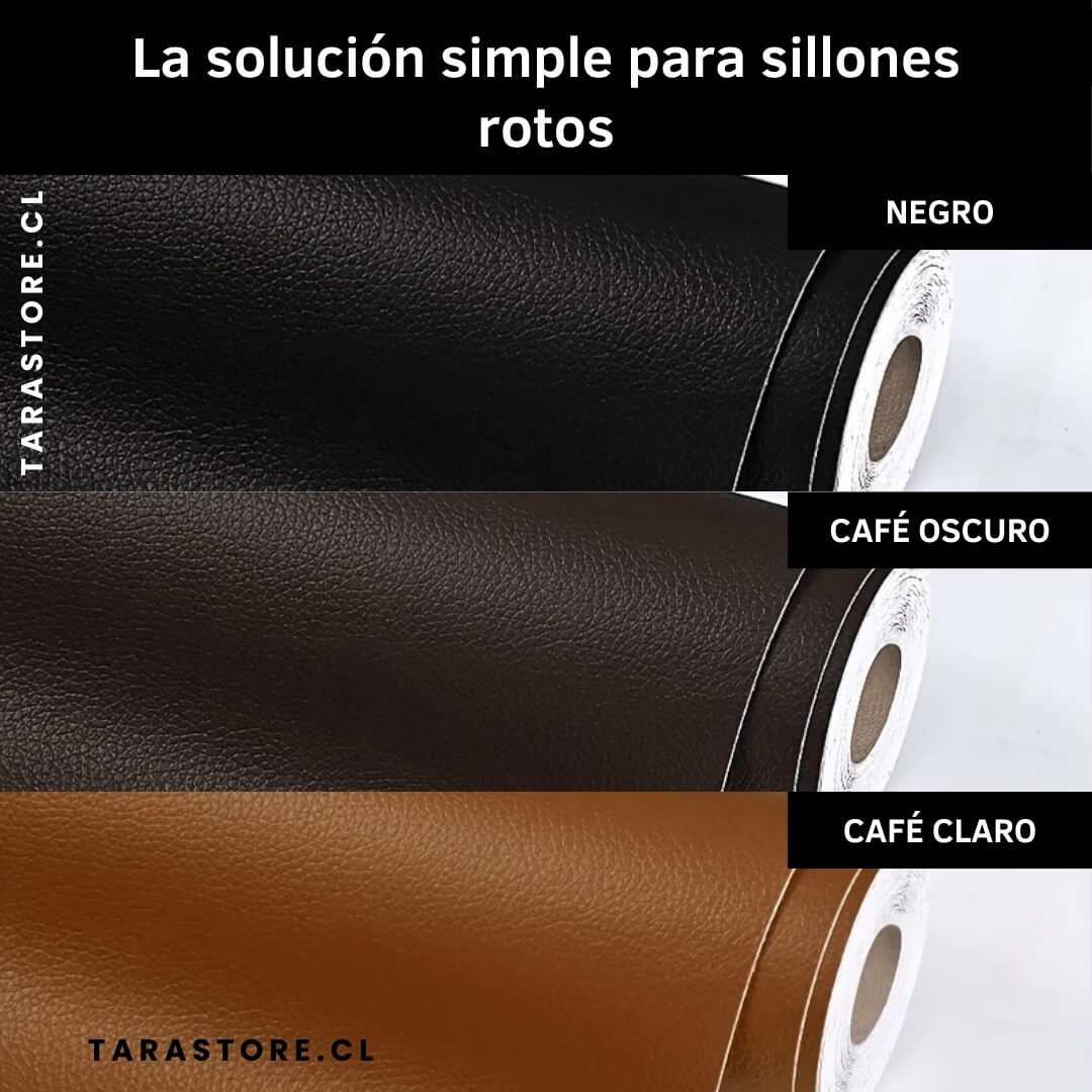 Rollo Adhesivo Cuero para Reparaciones Sofa Sillón Sillas