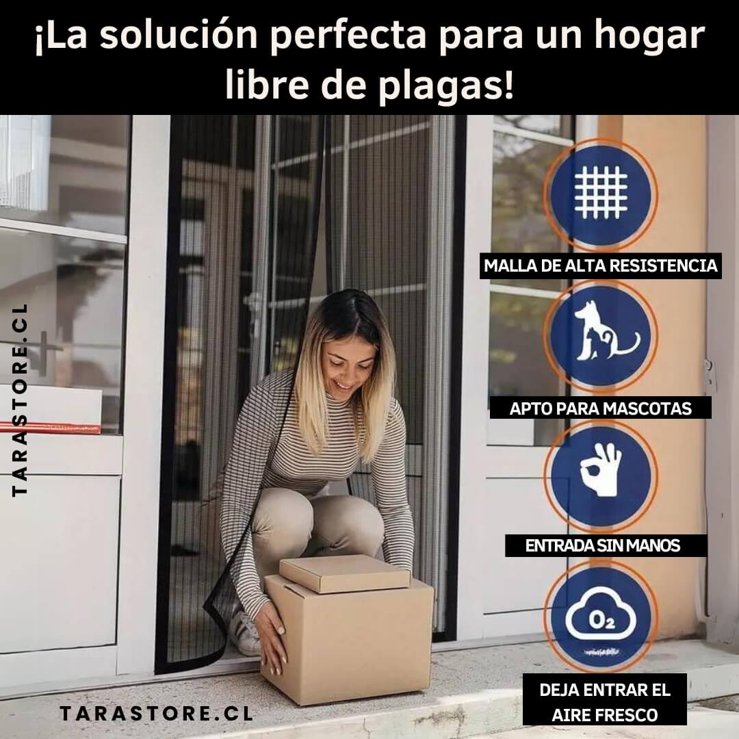Cortina Malla Para Puerta Anti Mosquitos