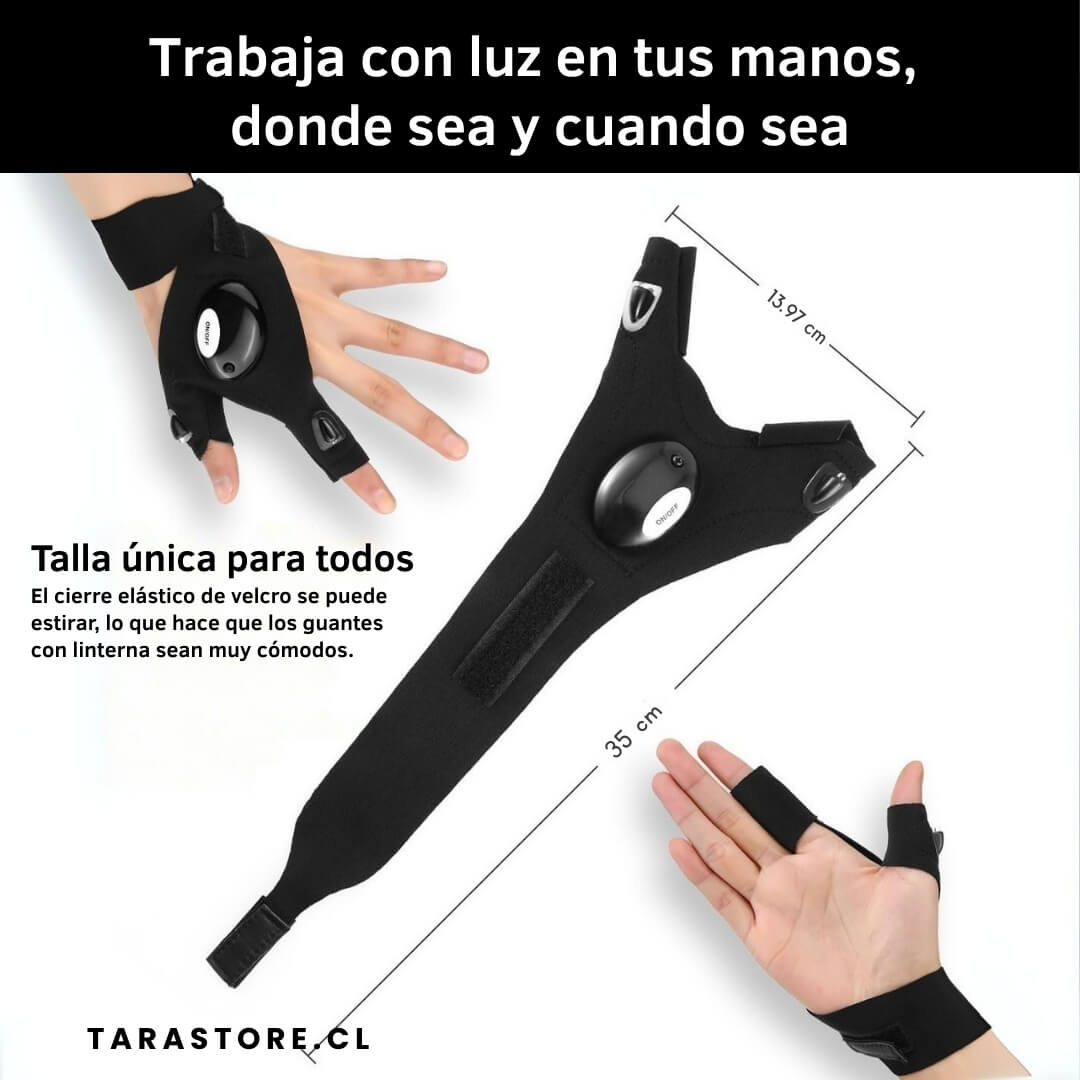 Par de Guantes Led Multiuso