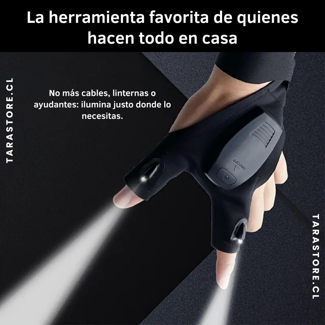 Par de Guantes Led Multiuso