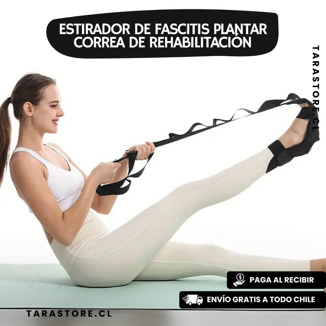 Correa Elástica Rehabilitación - Estirador de Fascitis Plantar