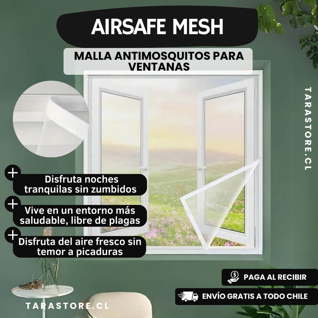 2x1 Malla antimosquito para ventanas 130x150cm