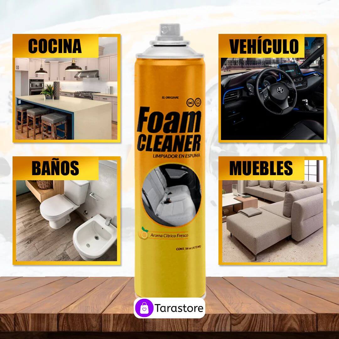 Foam Clean - Espuma Limpiadora Multiuso